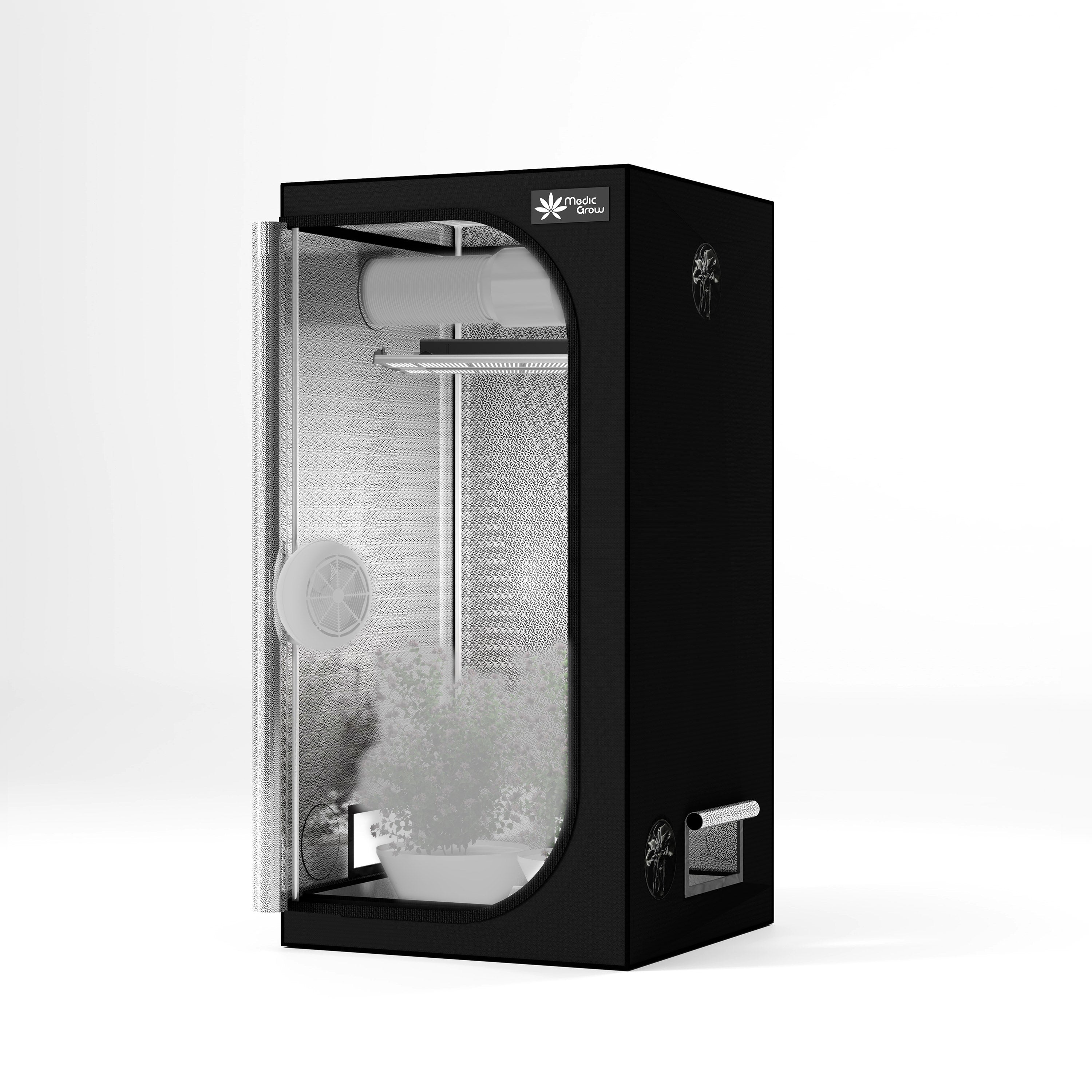 Hệ thống lều trồng trọt Medic Grow ZP-B 3x3 36"x36"x72" (90x90x180cm)