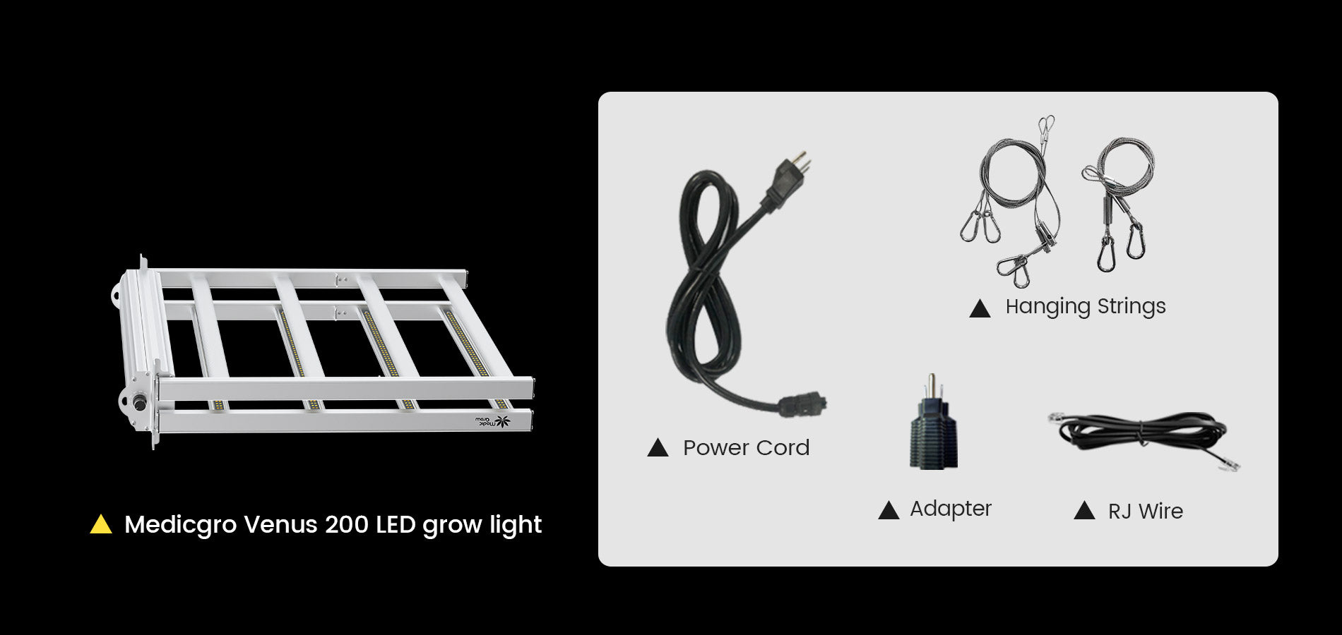 grow tent complete kit, 4x2 grow tent and the venus 200W led grow ligt
