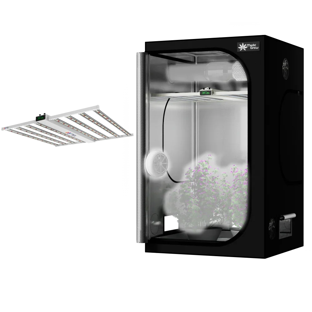 smart grow tent Smart-8P 760W Samsung Diodes 4'X4'