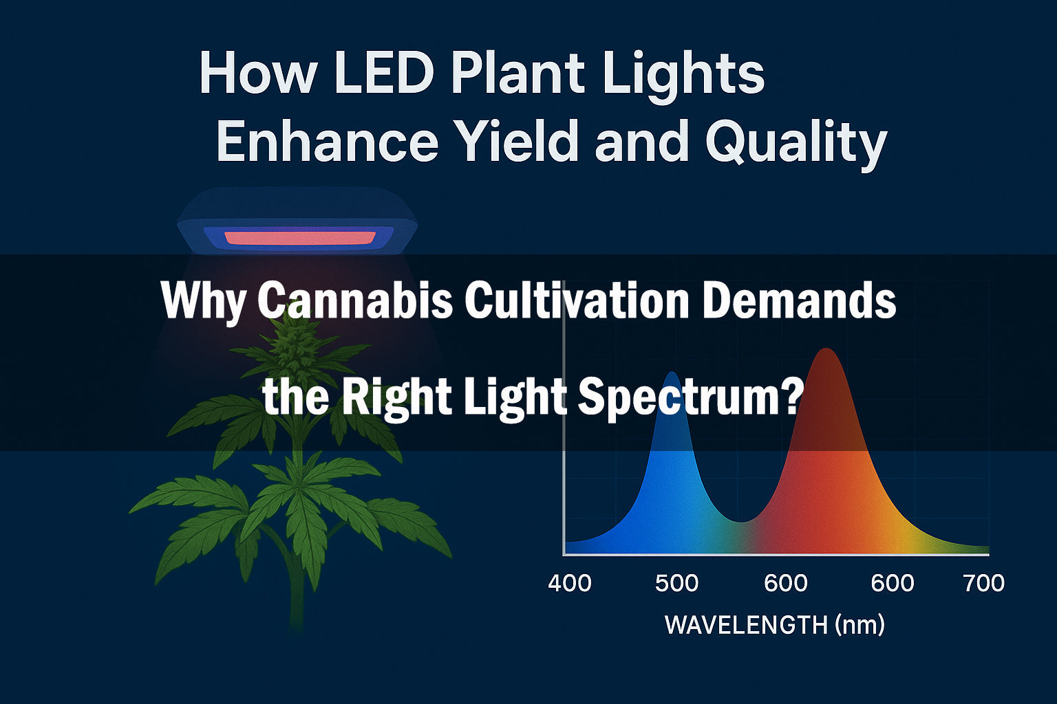 Why Cannabis Cultivation Demands the Right Light Spectrum?