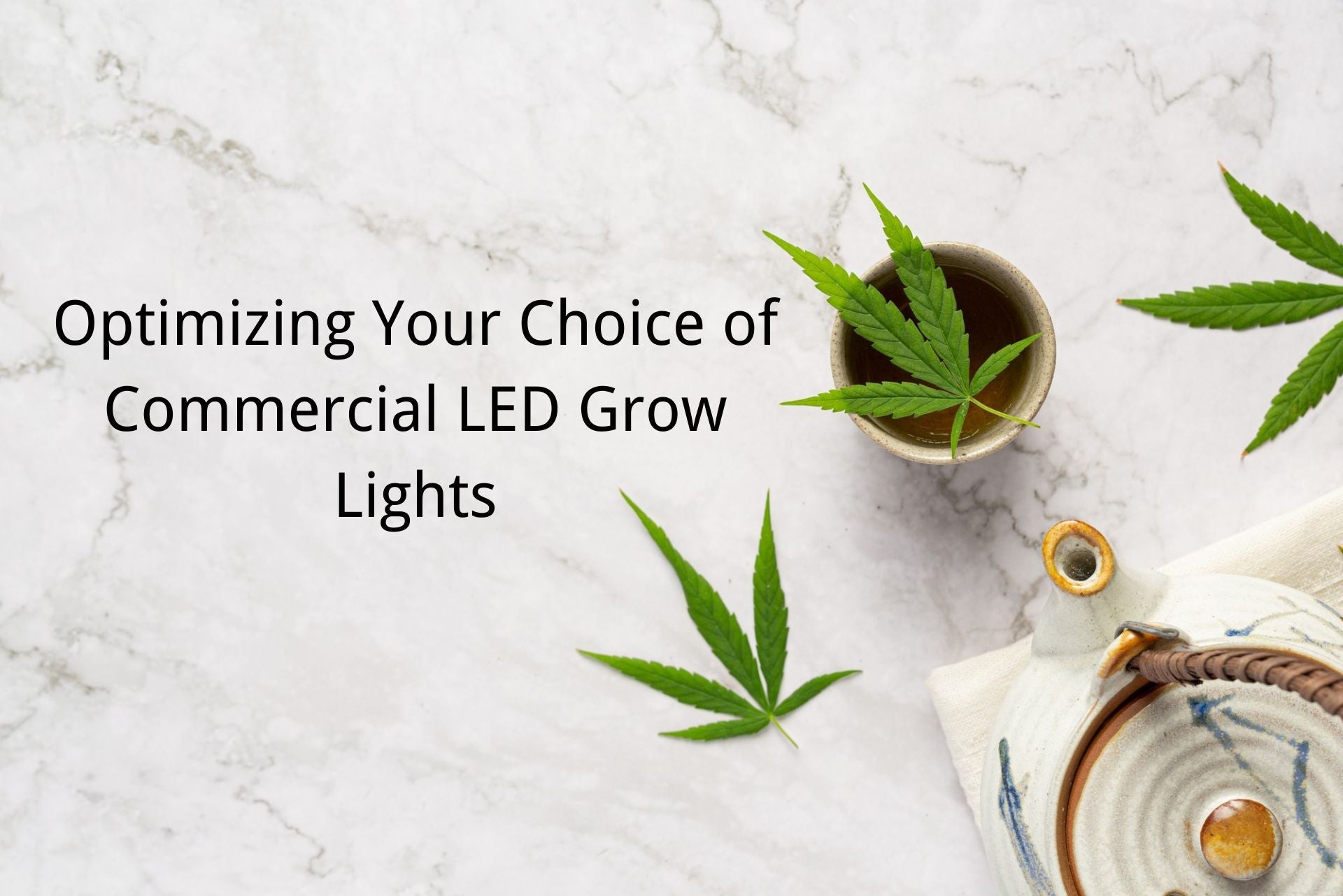 Optimizing Your Choice of Commercial LED Grow Lights