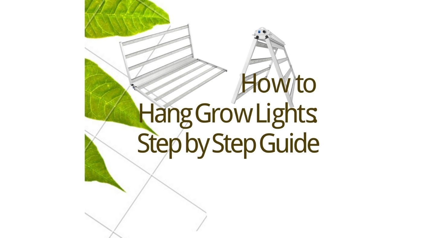 how to hang grow lights