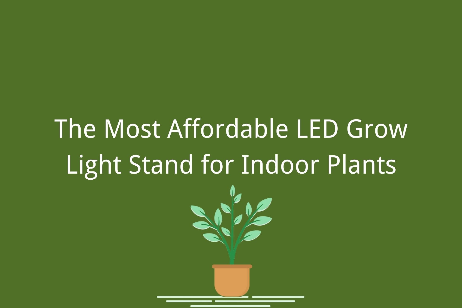 led grow light stand for indoor plants