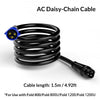 Medic Grow LED IP67 Daisy Chain AC Power Cord for FOLD-800 / FOLD-1200 / FOLD-1200U