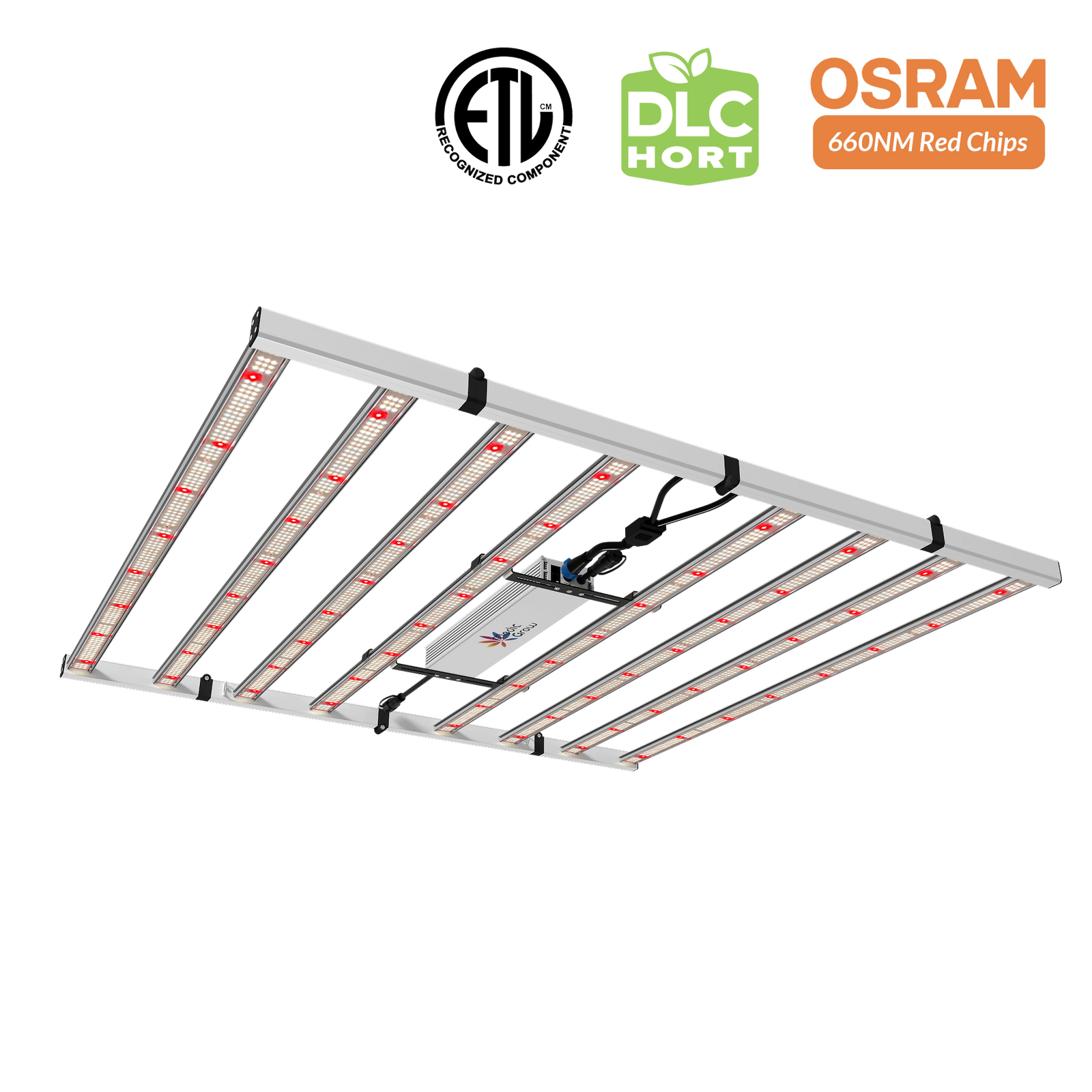 Medic Grow Fold-800 Plus Dimmable Full-Spectrum LED Grow Light 800w for 4x4 Planting ETL & DLC Certified