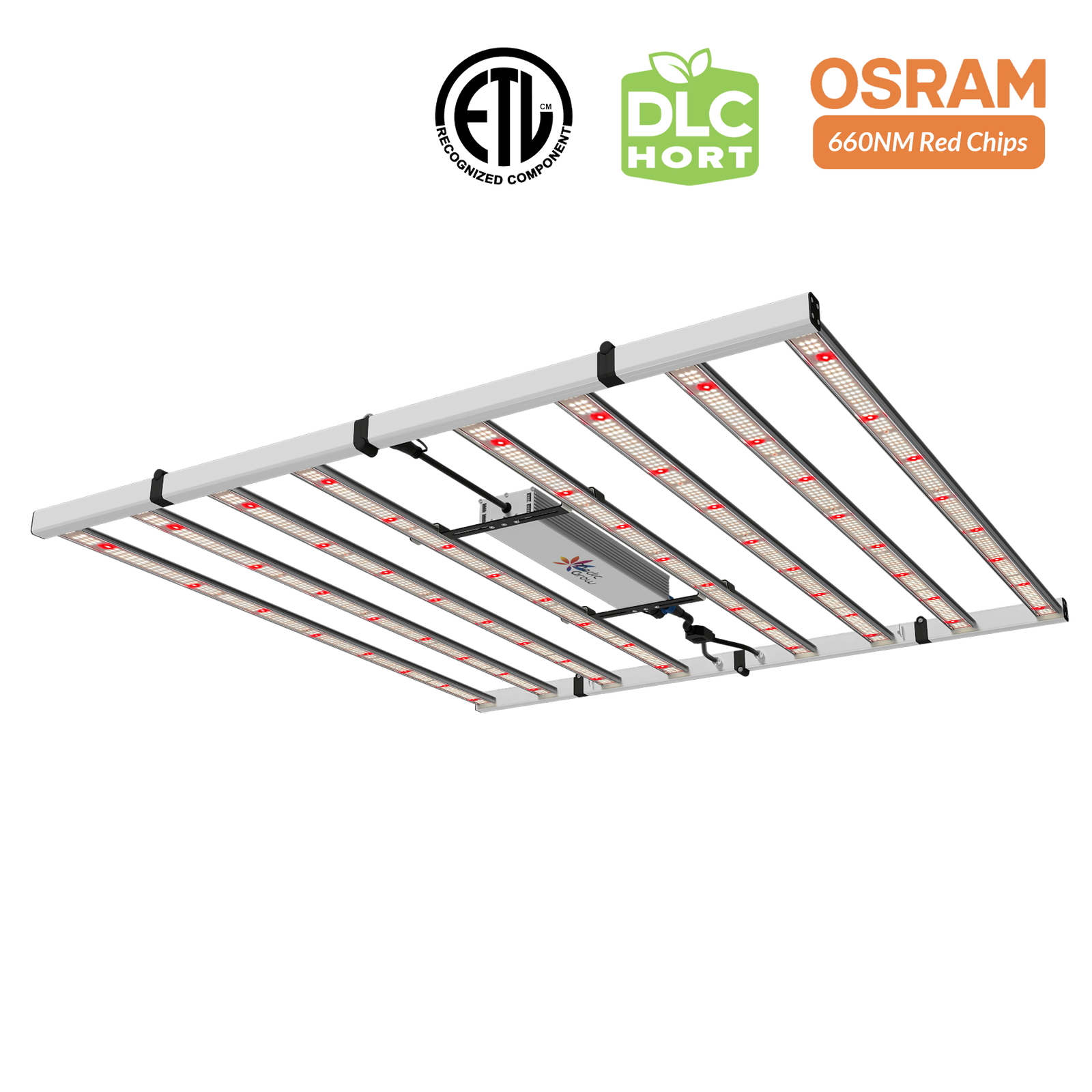 Medic Grow Fold-800 Plus Dimmable Full-Spectrum LED Grow Light 800w for 4x4 Planting ETL & DLC Certified