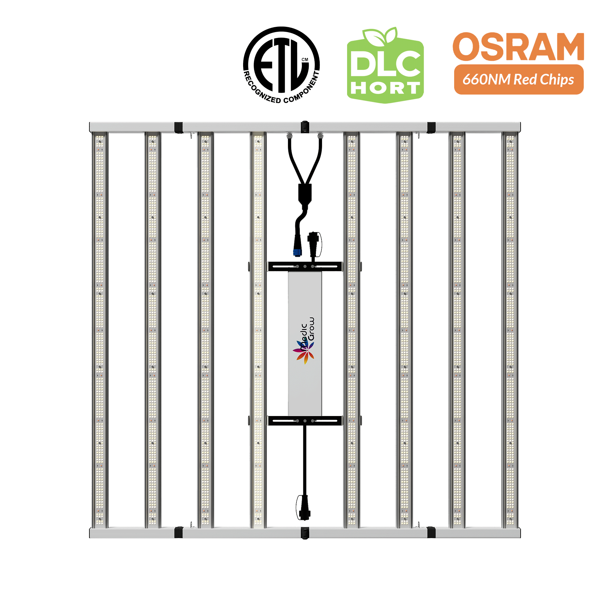 Fold 800 foldable full spectrum LED Grow Light for Indoor Plants