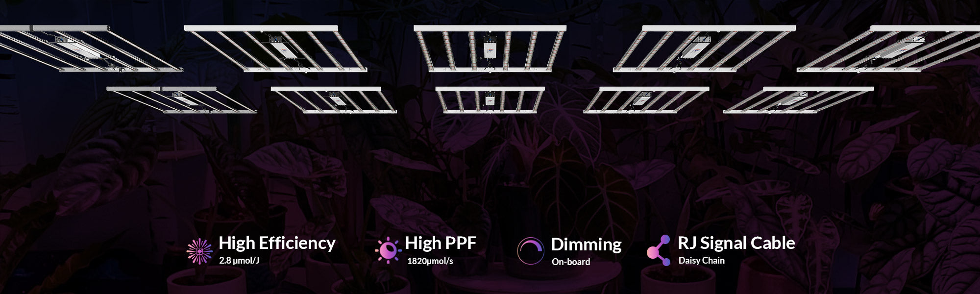 fold-650 led grow lampe