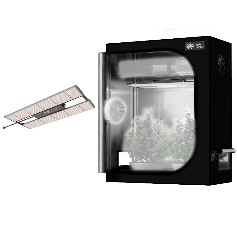 grow light for 4x4 tent Medic Grow MiniSun-2 150W-500W Grow Light & 2'X4' (48"x24"x60") Indoor – Medic Grow US