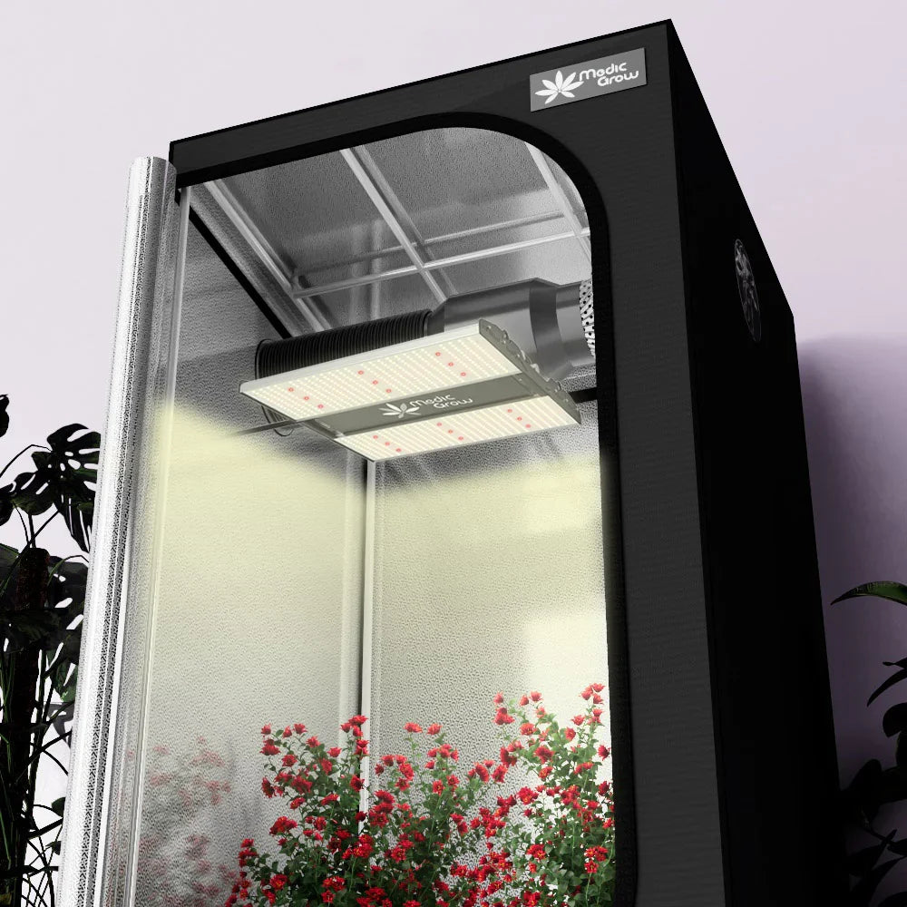 grow zelt 90x90 Medic Grow MiniSun-2 LED-Wachstumslampe und 90x90 Beste LED-Growbox für den Innenbereich