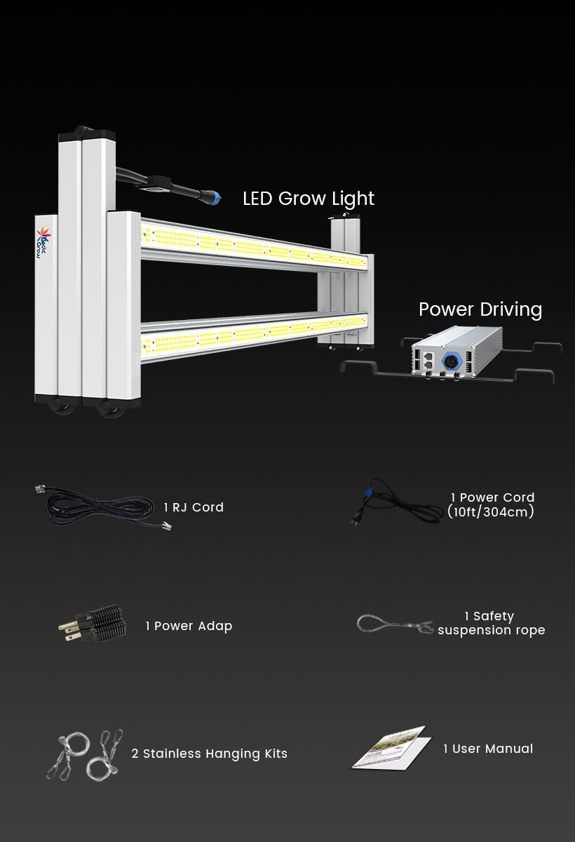 Medic Grow Fold-800 Full-Spectrum LED Grow Light