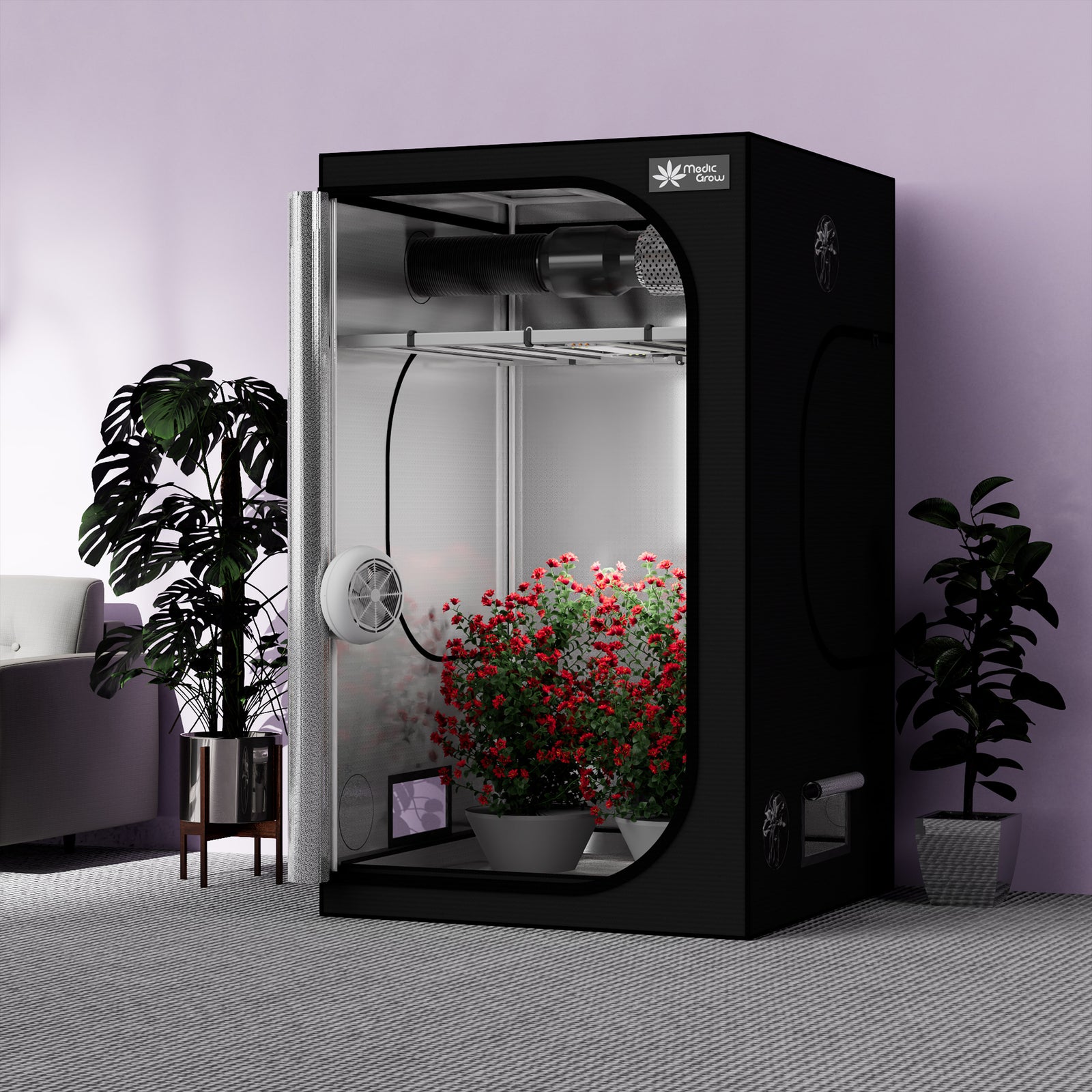 Medic Grow ZP-D 4x4 Grow Tent 48