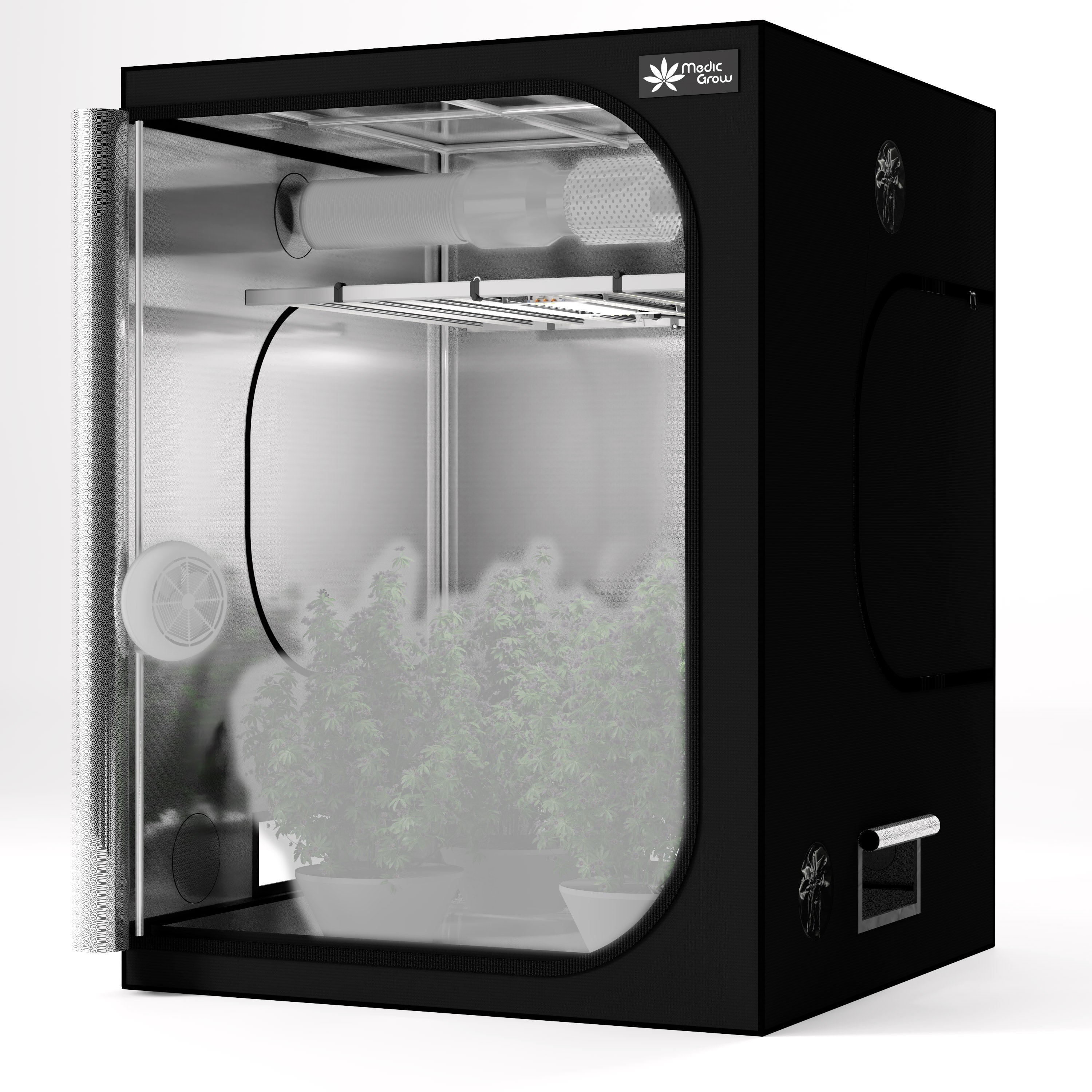 Medic Grow ZP-A 5x5 Grow Tent System 150x150x200cm For Indoor Plants Growing - Medic Grow US