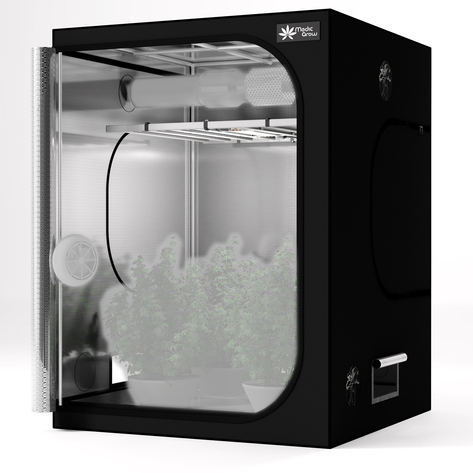 Medic Grow ZP-A 5x5 Grow Tent System 150x150x200cm For Indoor Plants Growing - Medic Grow US