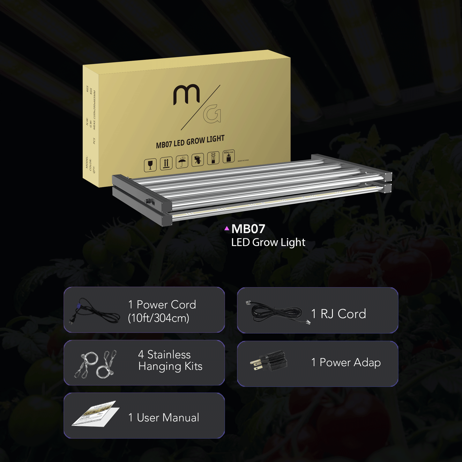 Medic Grow MEDIC BOX 07 Dimmable Full-Spectrum LED Grow Light 720w for 4x4 Planting