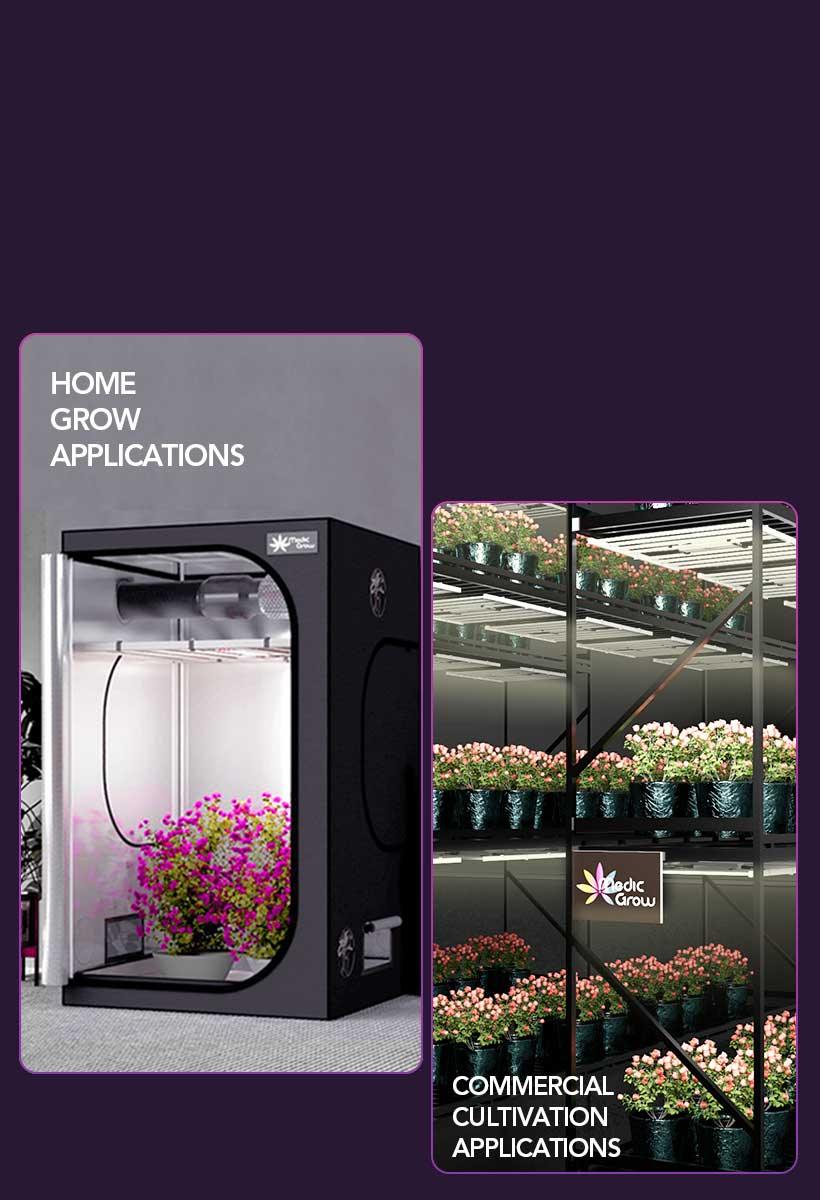 plant house indoor grow tent Medic Grow Fold-800 for 4'x4'