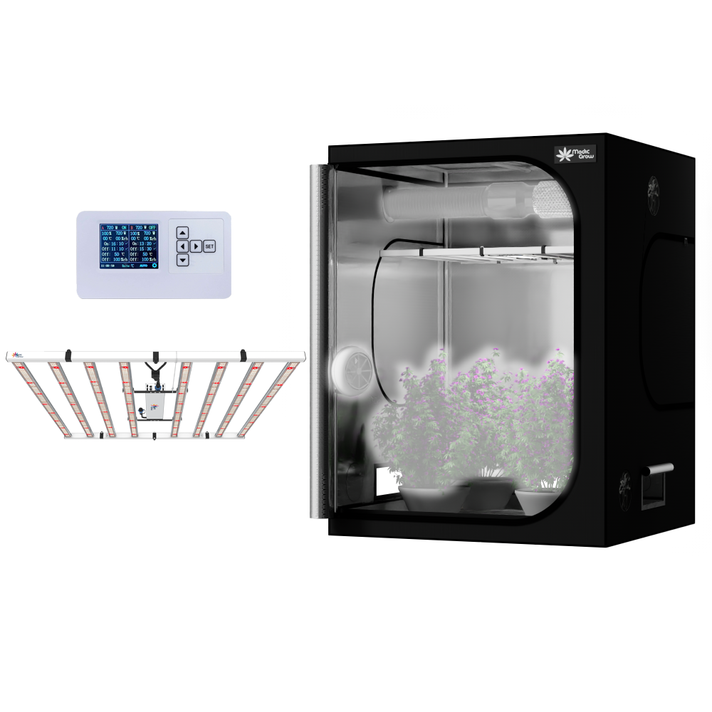 Medic Grow Fold-800 Led 800W Grow Light & 5'X5' (60"x60"x80") Best Complete Grow Tents Kits - Medic Grow US