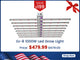 Medic Grow Ez-8 Smart Dimmable Full Spectrum 1000 Watt LED Grow Light for 5X5 Planting
