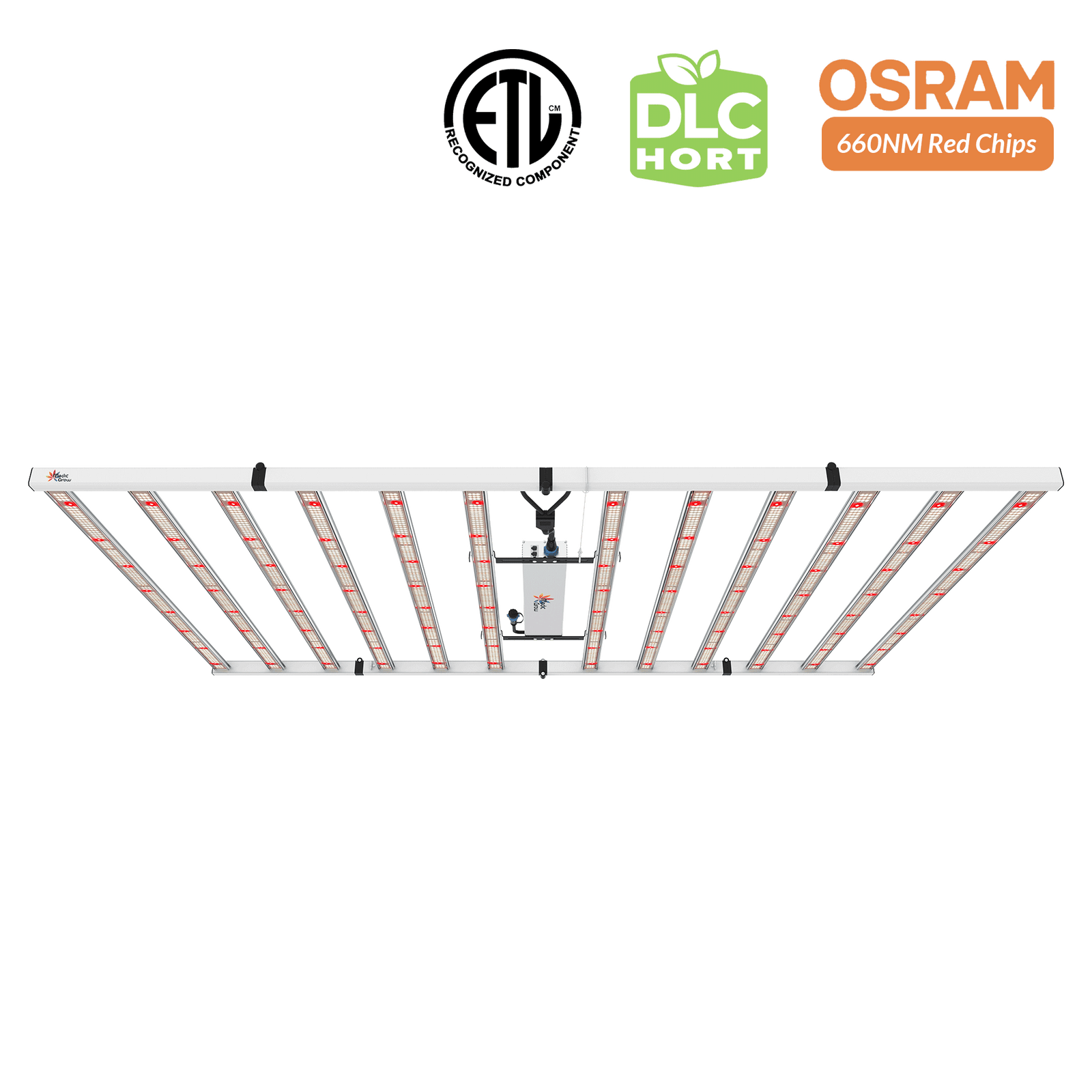 Medic Grow Fold 1200 Watt Commercial Red and Blue Full Spectrum LED Grow Light ETL & DLC Certified for 4X6 Planting