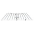 Medic Grow Fold 1200 瓦商用红蓝全光谱 LED 生长灯 ETL 和 DLC 认证