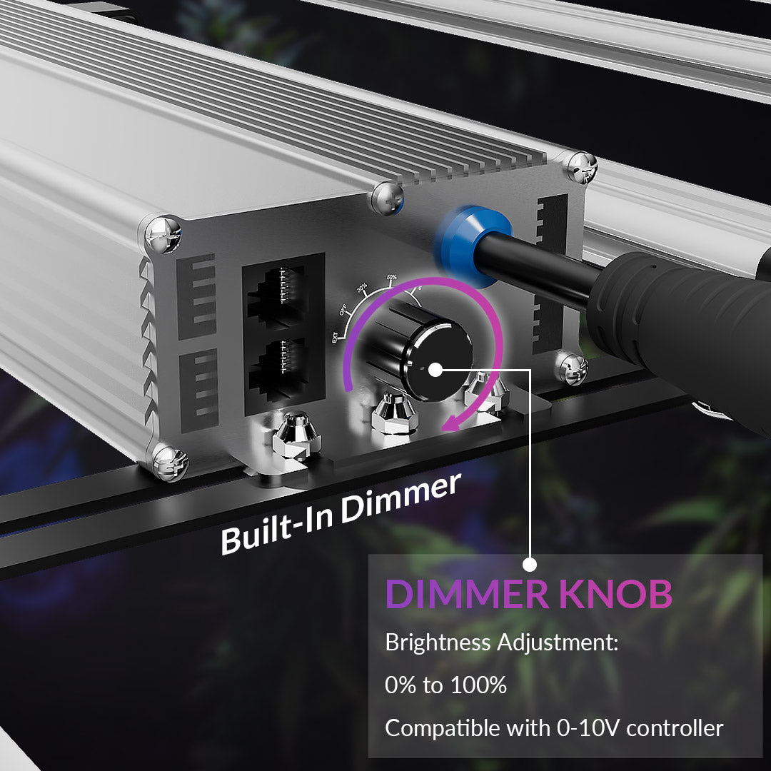 Đèn trồng cây LED quang phổ đầy đủ Medic Grow Fold-6 660W tiết kiệm chi phí - Đèn trong nhà 4x4 năng suất cao