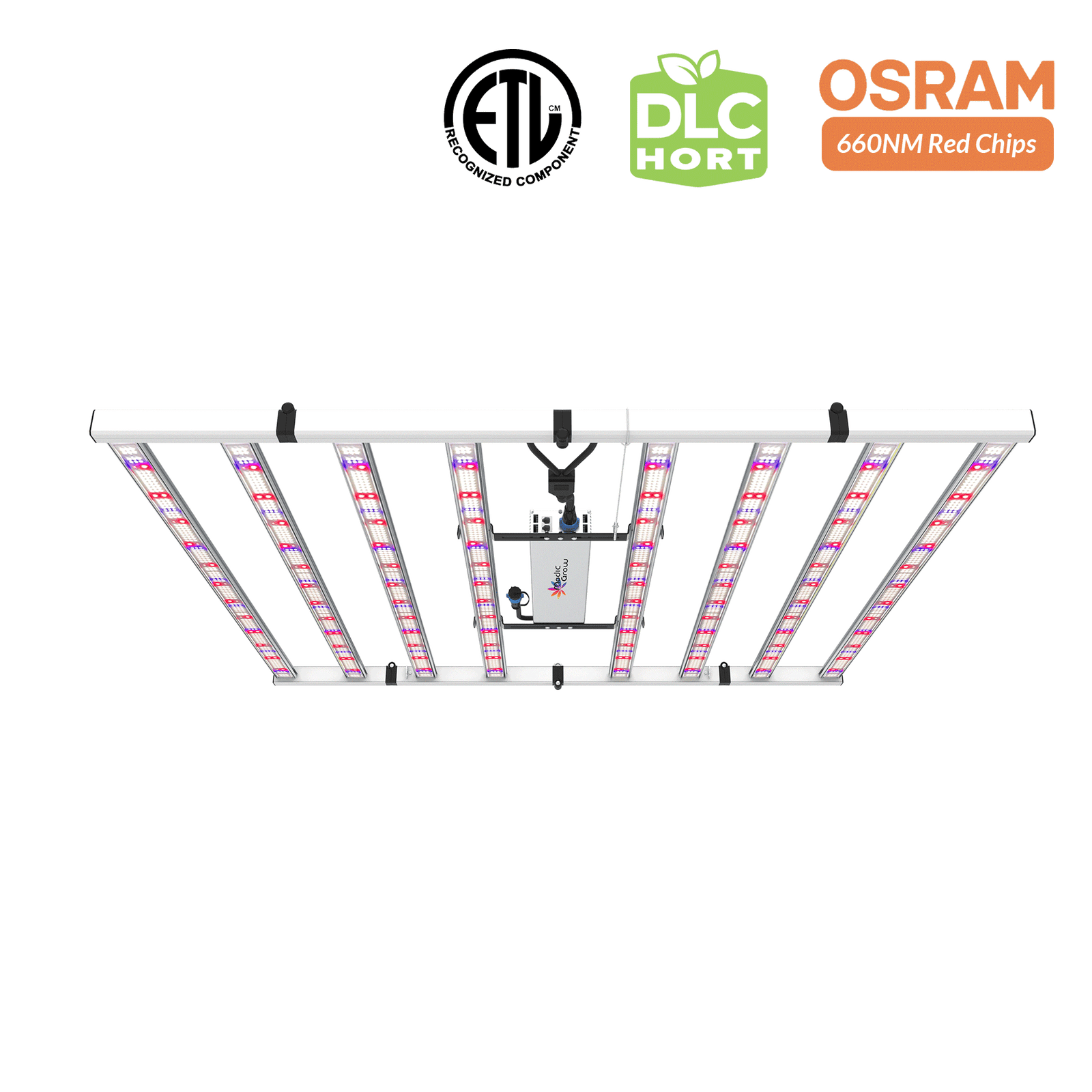 Medic Grow Fold-800 Full-Spectrum LED Grow Light 800w for 4x4 Planting ETL & DLC Certified