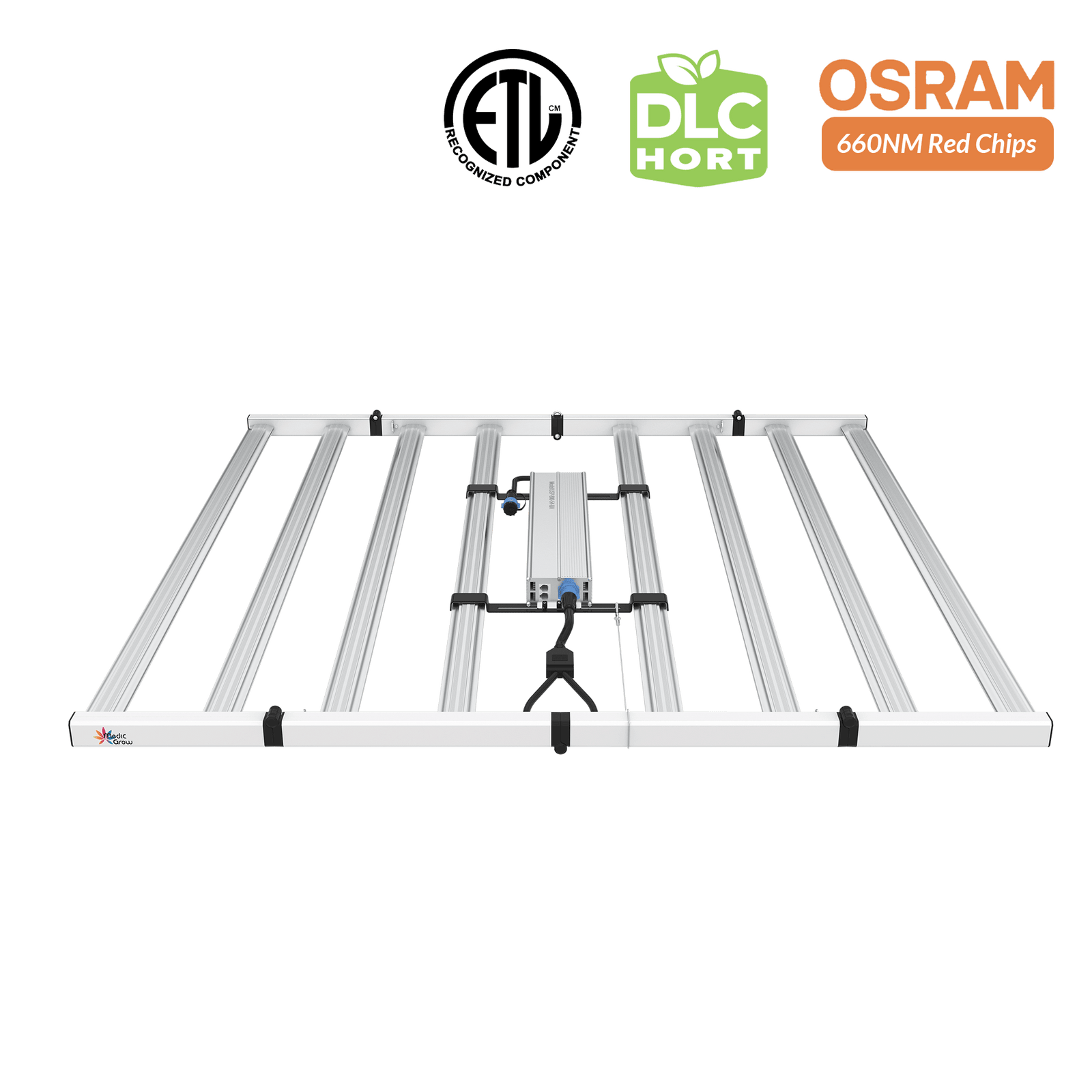 Medic Grow Fold-800 Full-Spectrum LED Grow Light 800w for 4x4 Planting ETL & DLC Certified