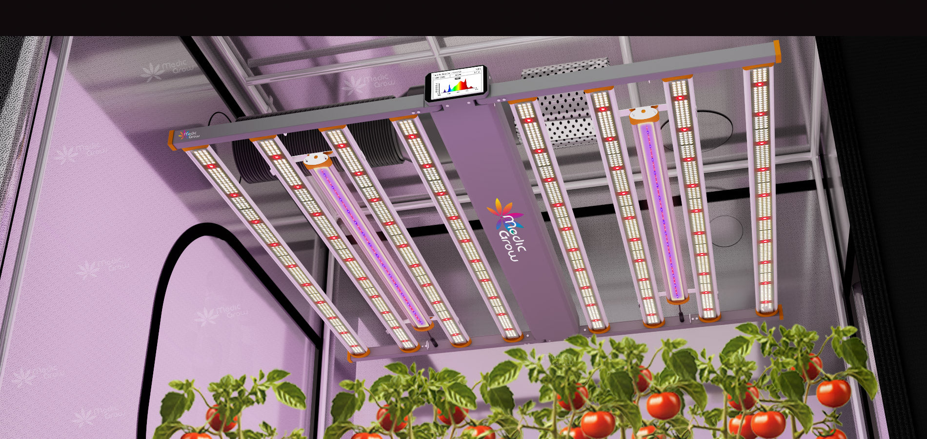 UV + IR  4 ft Supplemental LED Grow Light Bar