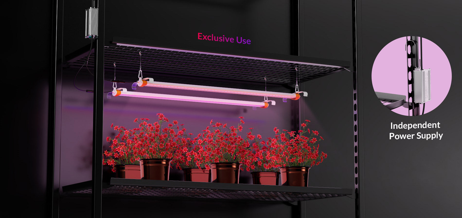 UV + IR  4 ft Supplemental LED Grow Light Bar