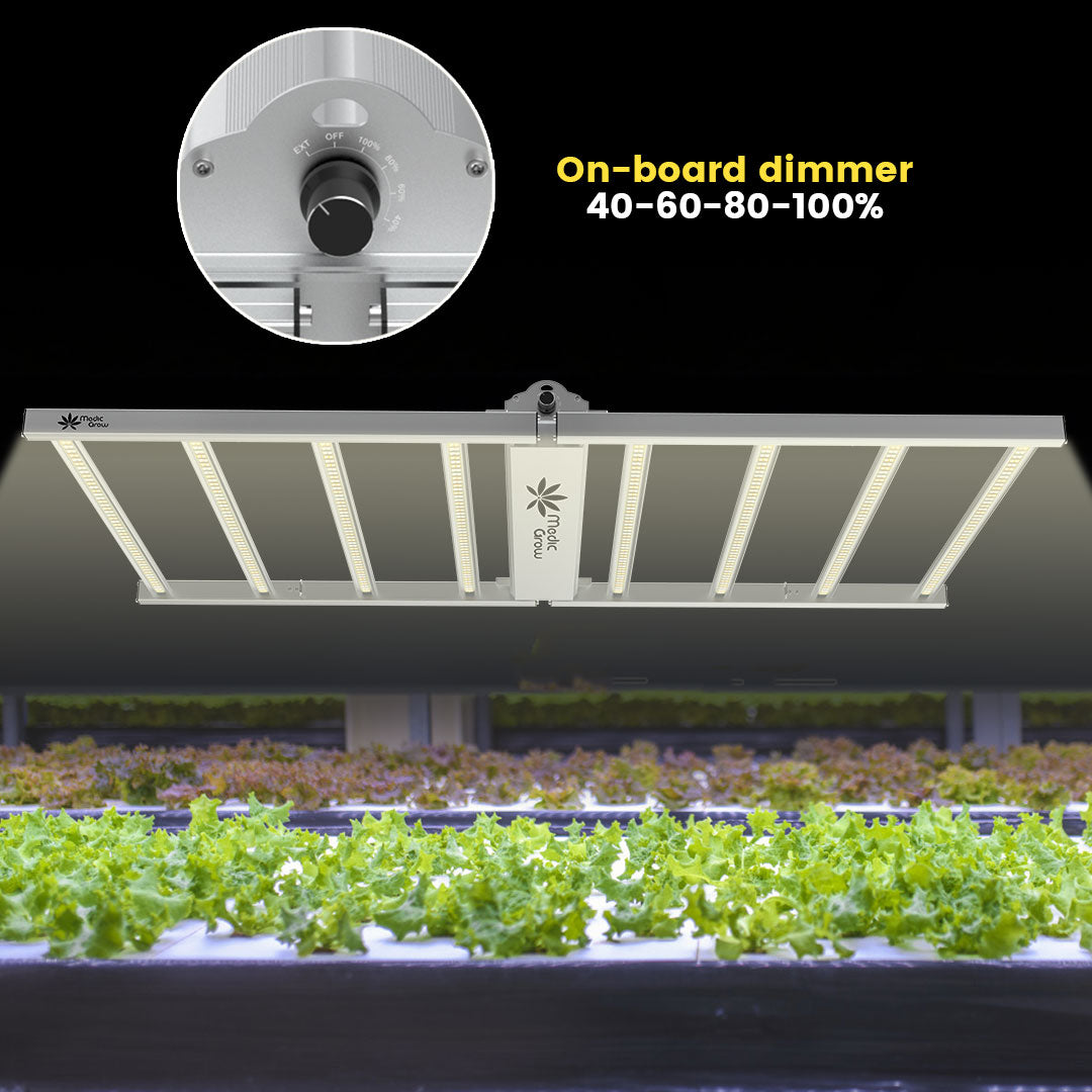 Đèn trồng cây LED Medic Grow Venus Full Spectrum 200W tiết kiệm chi phí cho người mới bắt đầu và người trồng thực vật: 2X4FT