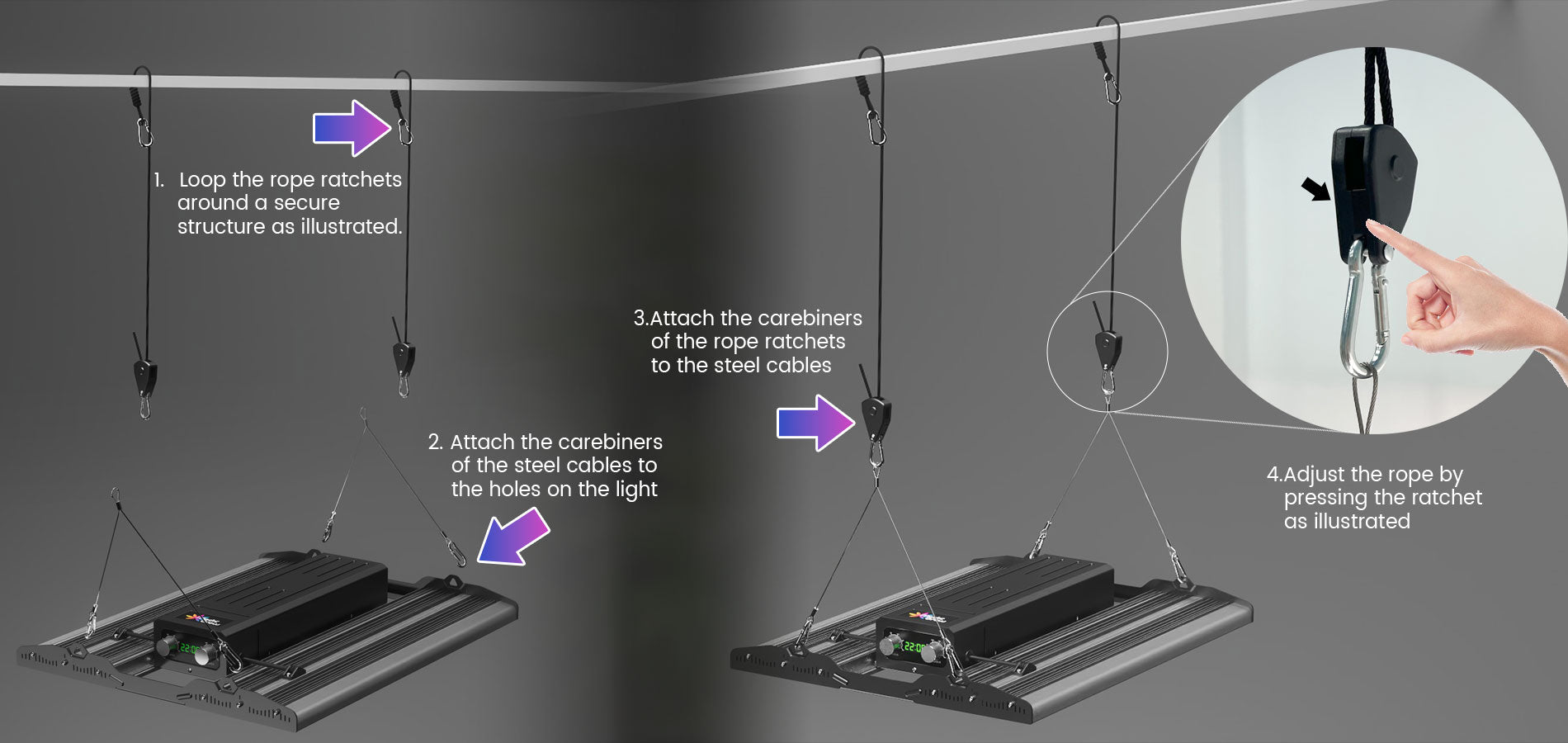  150W-500W LED Grow Light