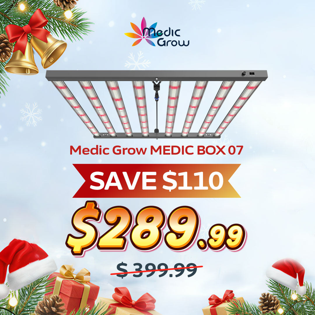 Đèn trồng cây quang phổ đầy đủ LED Medic Grow Fold-800 800w cho cây trồng 4x4 được chứng nhận ETL &amp; DLC 